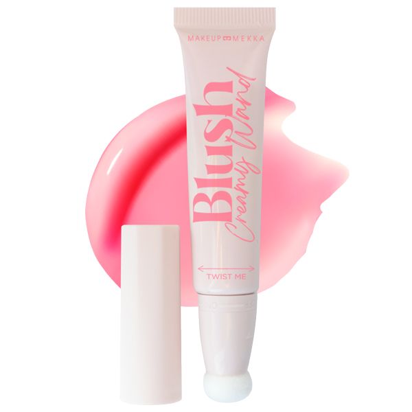 Cream shop blush makeup